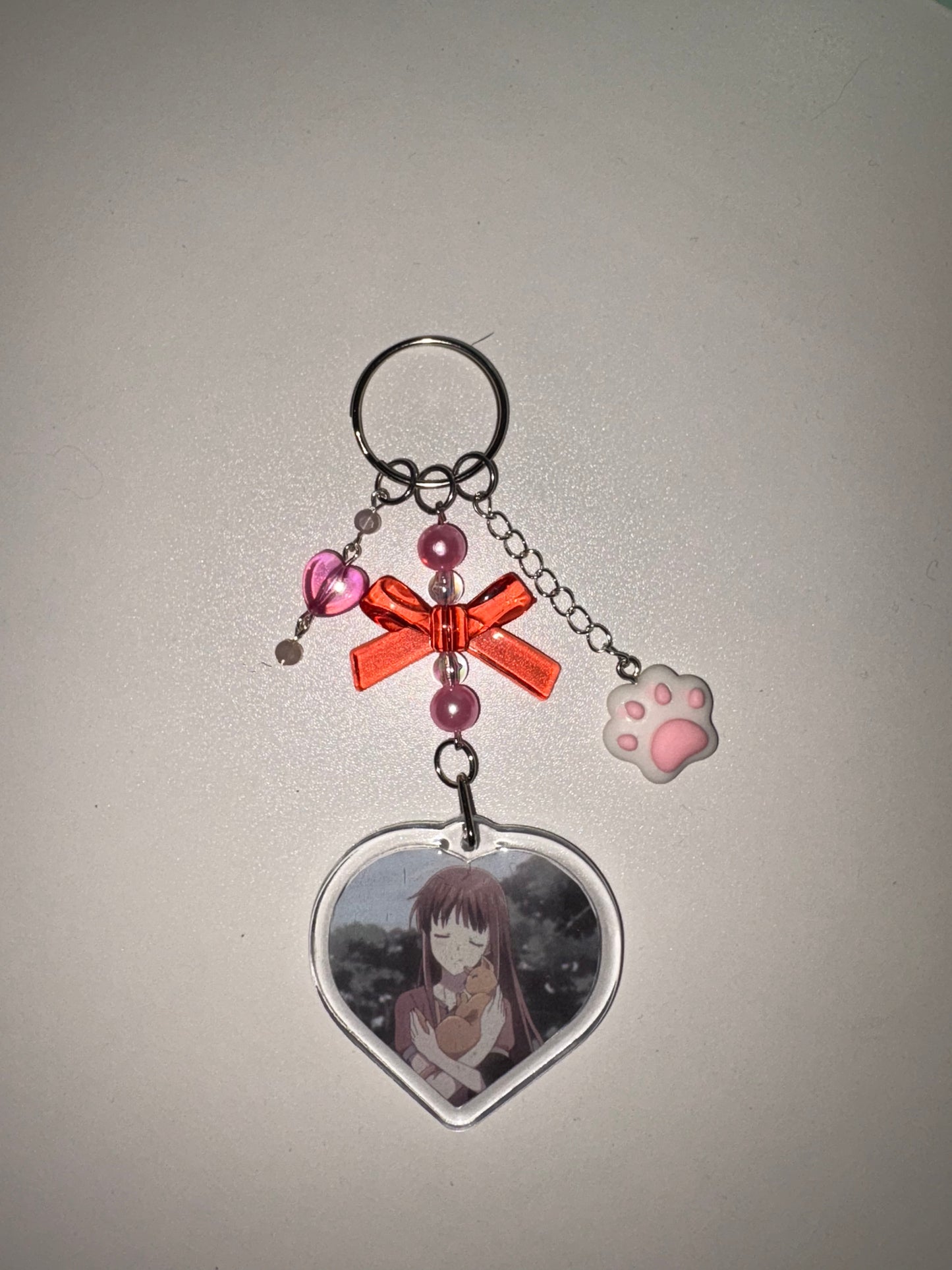 anime keychain/ phone charm